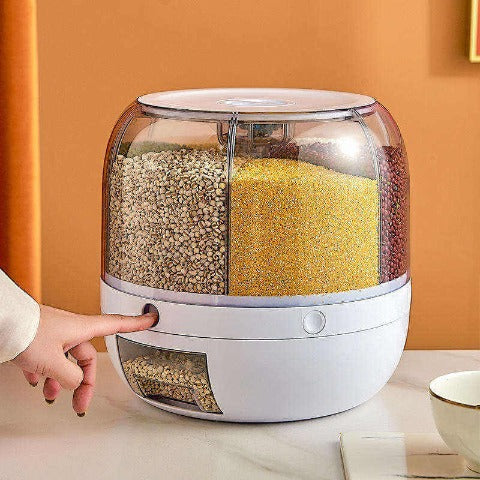 Dispenser Giratório de Alimentos – Organização e Praticidade na Sua Cozinha!