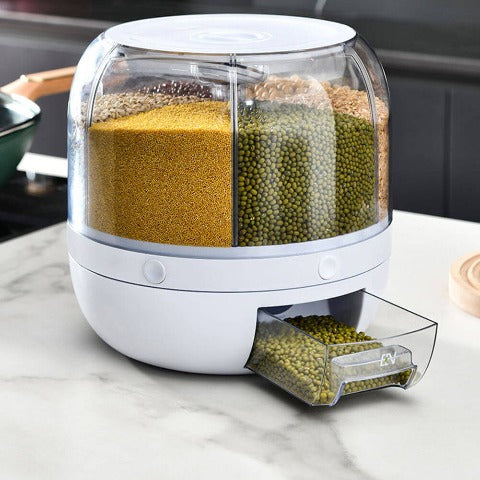 Dispenser Giratório de Alimentos – Organização e Praticidade na Sua Cozinha!