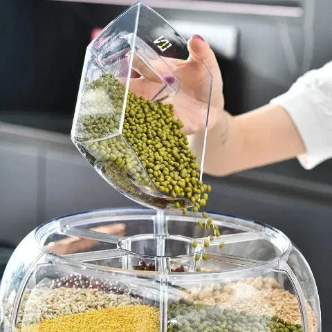 Dispenser Giratório de Alimentos – Organização e Praticidade na Sua Cozinha!
