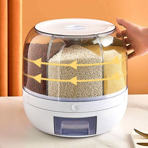 Dispenser Giratório de Alimentos – Organização e Praticidade na Sua Cozinha!