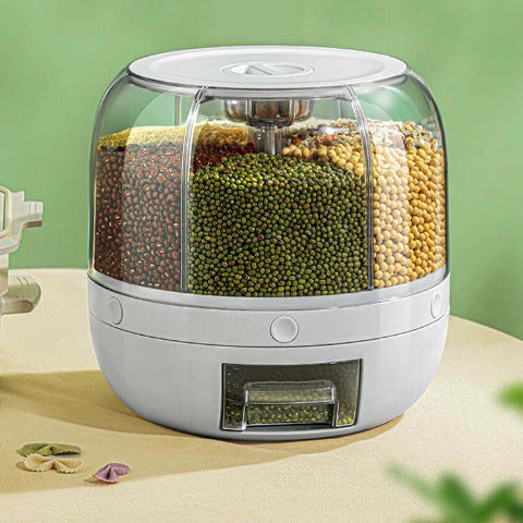 Dispenser Giratório de Alimentos – Organização e Praticidade na Sua Cozinha!