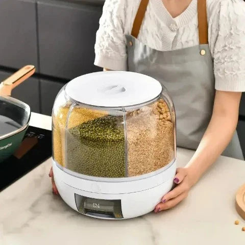 Dispenser Giratório de Alimentos – Organização e Praticidade na Sua Cozinha!