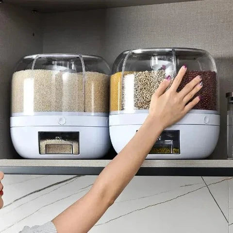 Dispenser Giratório de Alimentos – Organização e Praticidade na Sua Cozinha!